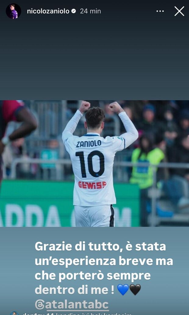 Zaniolo Atalanta