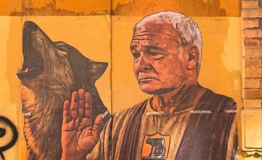 Ranieri, il nuovo murale di Drugi: “Ci hai ricordato cosa significa essere romanisti” Ranieri, il nuovo murale di Drugi: “Ci hai ricordato cosa significa essere romanisti” - immagine 1