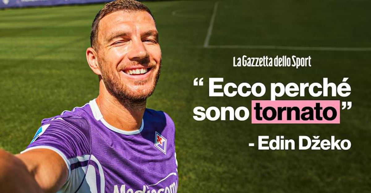 Fiorentina, Dzeko: “Commisso? Nel calcio di oggi pochi Presidenti così” | VIDEO