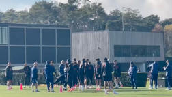 VIDEO FCIN1908 / Vigilia di Atletico-Madrid-Inter, nerazzurri in campo per la rifinitura