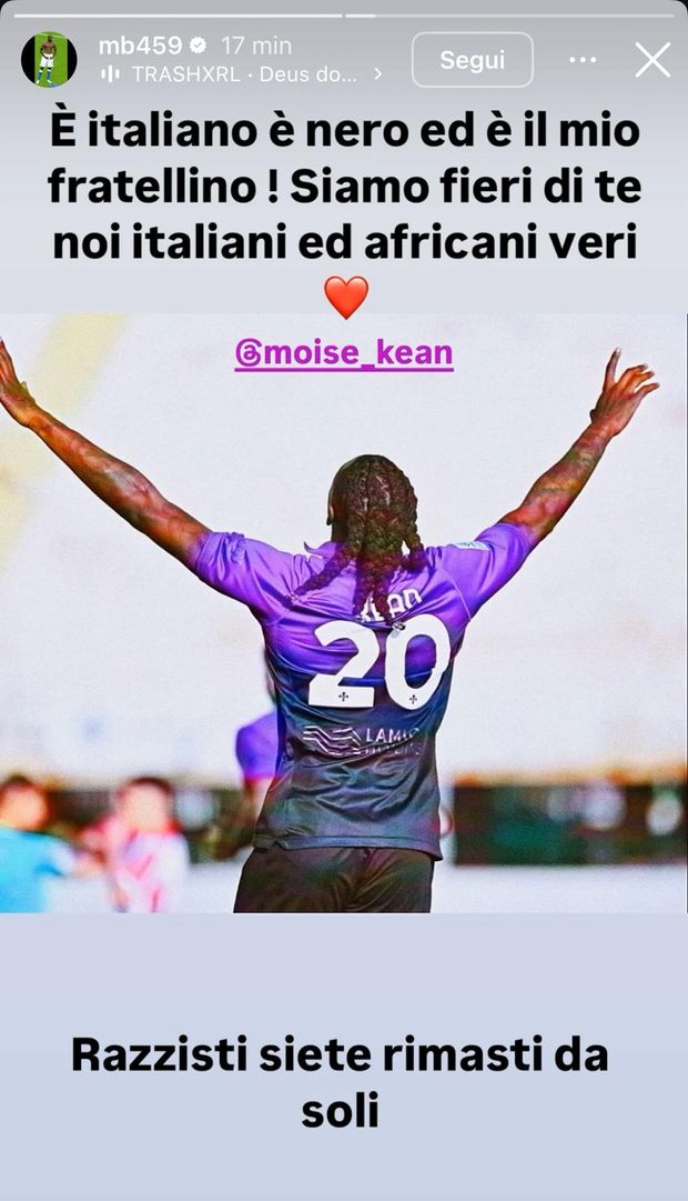 Da Thuram a Balotelli, da Juan Jesus a Leao: i messaggi di supporto per Kean- immagine 5