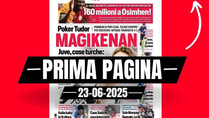 Prima pagina Corriere dello Sport: 'Il Milan sceglie Zinchenko'