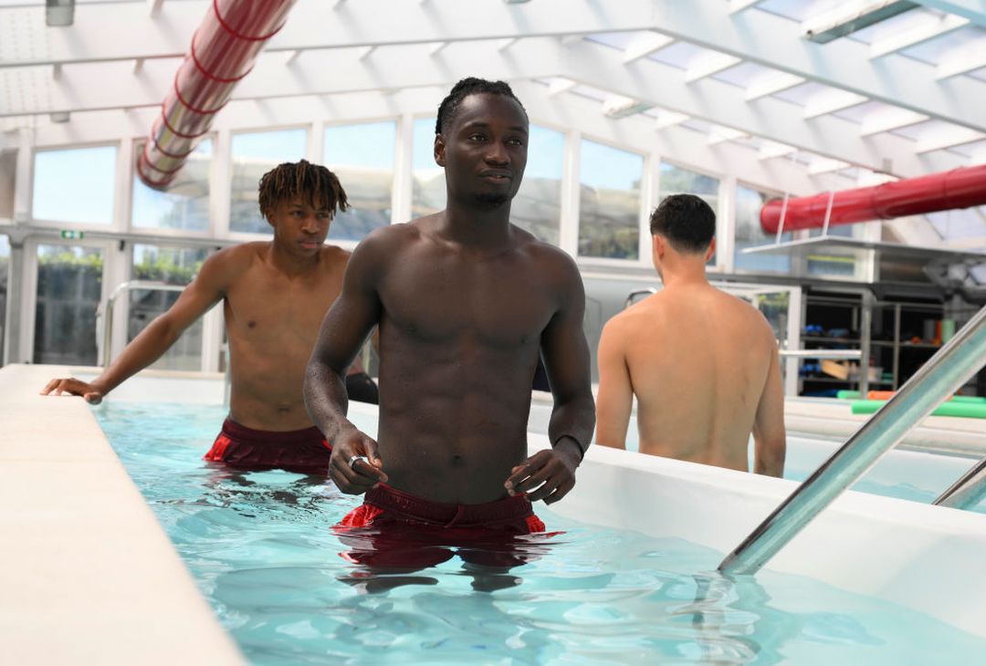 Roma, continua il ritiro: scarico dopo l’amichevole contro il Latina – FOTO GALLERY - immagine 50