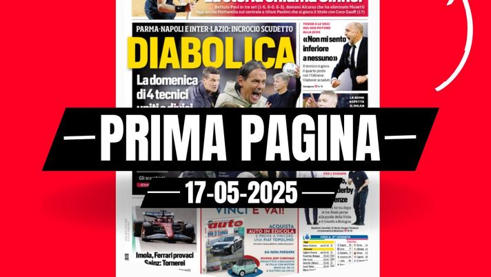 Prima pagina Corriere dello Sport: Roma aspetta il Milan. Ranieri la voglia matta