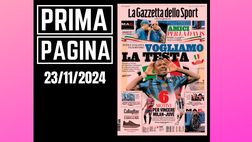 Prima pagina Gazzetta dello Sport: sei motivi per vincere Milan-Juventus
