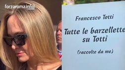 Angelina Jolie autografa il libro delle barzellette di Totti: il video diventa virale