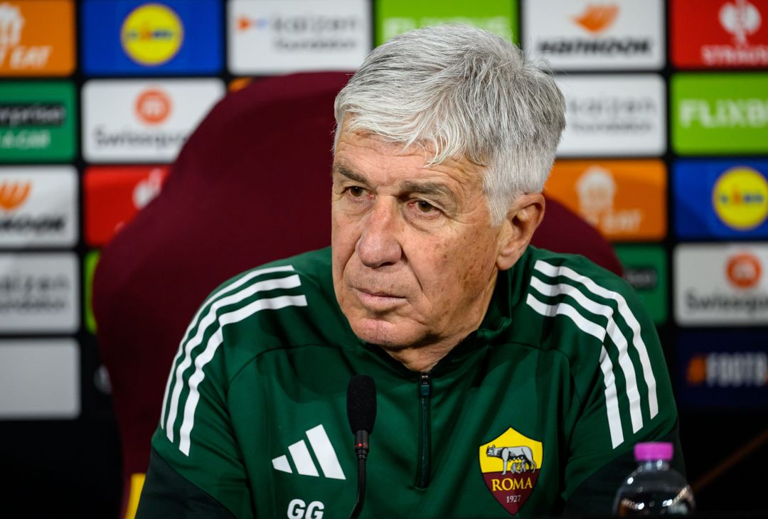 Roma-Stoccarda, la conferenza stampa di Gasperini e Pisilli – FOTO GALLERY - immagine 13