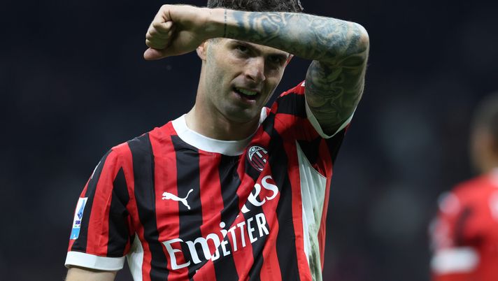 Christian Pulisic AC Milan Milan-Bologna 3-1 Serie A 2024-2025