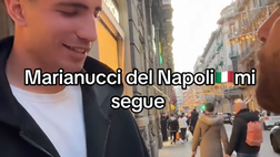 Marianucci, simpatico siparietto con il venditore di calzini di Via dei Mille!