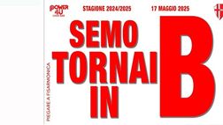 Padova-Virtus Entella, tornano i clap-banner. L’ultimo sarà “Semo tornai in B”