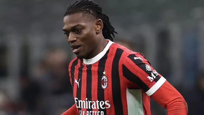 Rafael Leao AC Milan Milan-Feyenoord 1-1 Champions League 2024-2025