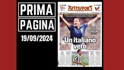 Prima pagina Tuttosport: bellissimo tributo per Totò Schillaci