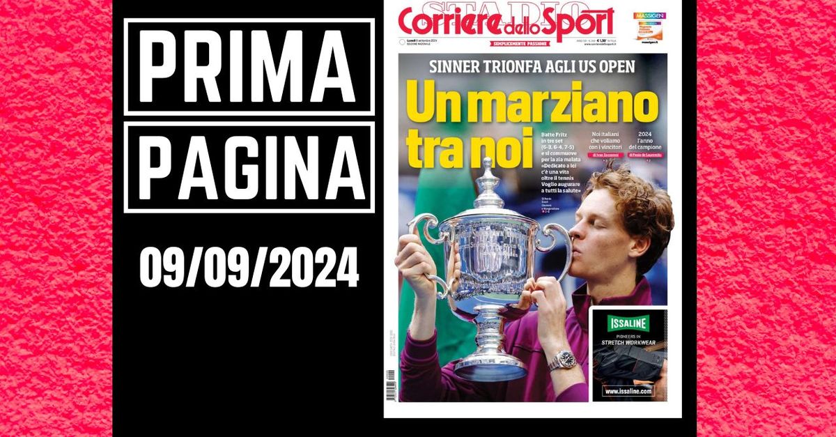 Prima pagina Corriere dello Sport: “Un marziano tra noi”