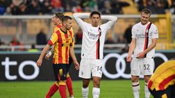 Serie A, pari tra Lecce e Milan. Clamorosa rimonta dei giallorossi: da 0-2 a 2-2