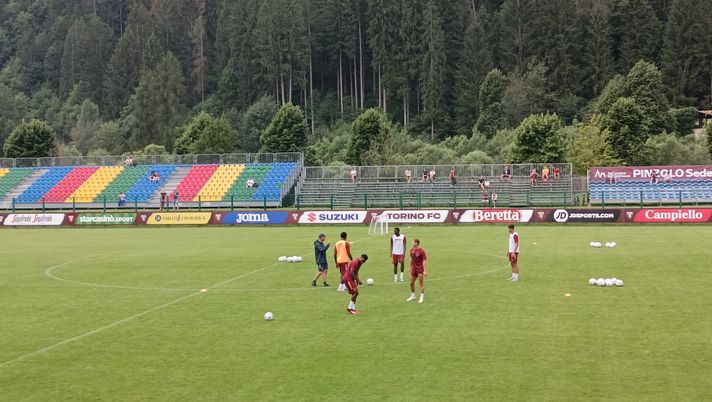 L’allenamento mattutino a Pinzolo: presente regolarmente Pellegri - immagine 1
