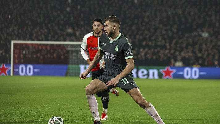 Strahinja Pavlovic AC Milan Feyenoord-Milan 1-0 Champions League 2024-2025