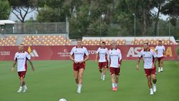 Trigoria, l’allenamento della Roma a due giorni dal Genoa: out Zalewski – FOTO GALLERY