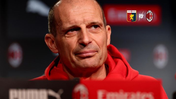 La conferenza stampa di Massimiliano Allegri, allenatore AC Milan, alla vigilia di Genoa-Milan di Serie A