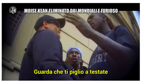 Kean furioso con il Pengwin: “Ti ammazzo di botte, ti anniento”. Poi le scuse- immagine 3
