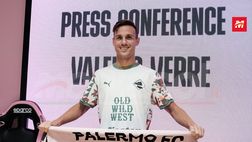 FOTO PALERMO, la presentazione di Valerio Verre in conferenza stampa (Gallery)