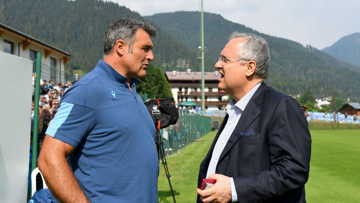Angelo Peruzzi e Claudio Lotito