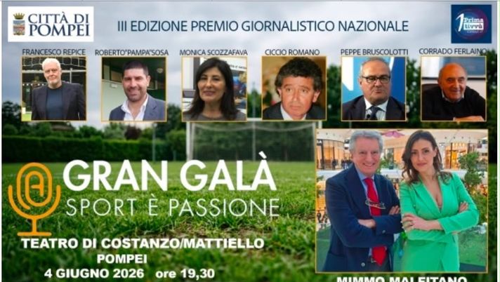 A Pompei va in scena il Gran Gala Sport è Passione: tutti i dettagli - immagine 1