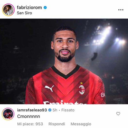 Screen Instagram Fabrizio Romano Screen Instagram Fabrizio Romano