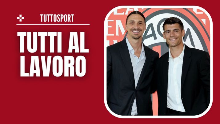 Ibrahimovic Morata Calciomercato AC Milan