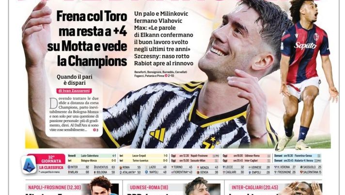 EDICOLA / CdS: “Juve danno zero. Inter a caccia del match point - immagine 1