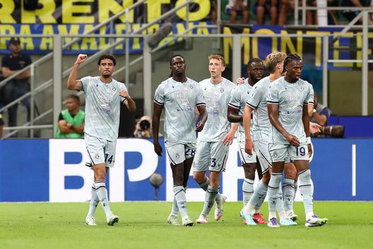 La festa dell'Udinese dopo l'1-2. (Foto di Marco Luzzani/Getty Images) L’editoriale di Inter-Udinese: dubbi per i nerazzurri, Atta fa sorridere i friulani- immagine 5