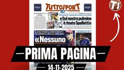 Prima pagina Tuttosport: “Italia non è una vittoria da Mondiale”