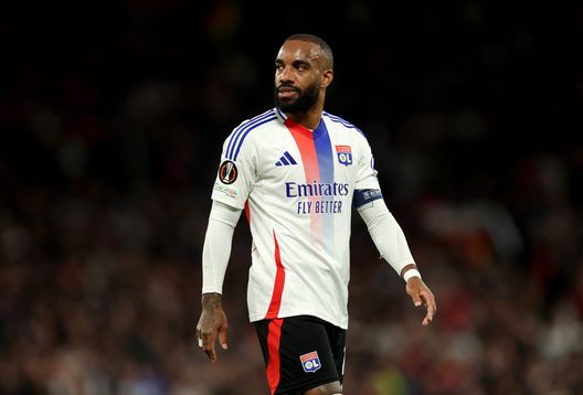 Alexandre Lacazette con la maglia del Lione (stagione 2024/25)