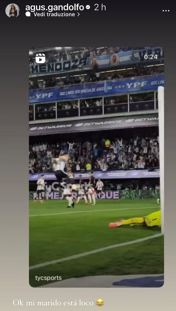 Lautaro Martinez come Maradona, ecco come ha reagito la moglie Agus al golazo del Toro- immagine 3