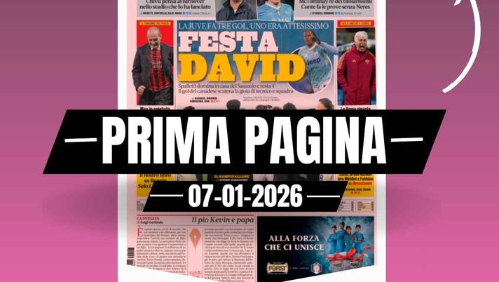 Prima pagina Gazzetta dello Sport: “Allegri spietato. Milan al primo tiro segnati 12 gol” Prima pagina Gazzetta dello Sport: 'Allegri spietato. Milan al primo tiro segnati 12 gol'