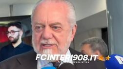 VIDEO FCIN1908 / De Laurentiis: “Malagò è welcome. Abete per me non adatto”