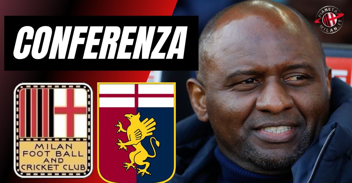 Milan Genoa, Vieira: “Pareggio meritato, su Balotelli…”