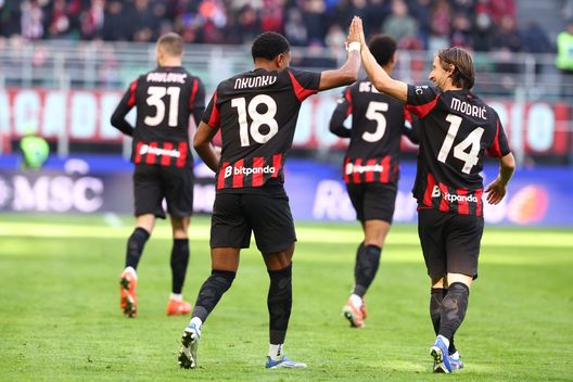 (Photo by Giuseppe Cottini/AC Milan via Getty Images) nkunku-modric-milan-hellas-verona-post-ultima-ora-dazn-sky-diretta-live-post-partita-dichiarazioni-parole