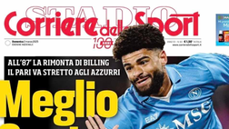 PRIMA PAGINA CORRIERE DELLO SPORT OGGI: “Meglio Conte”
