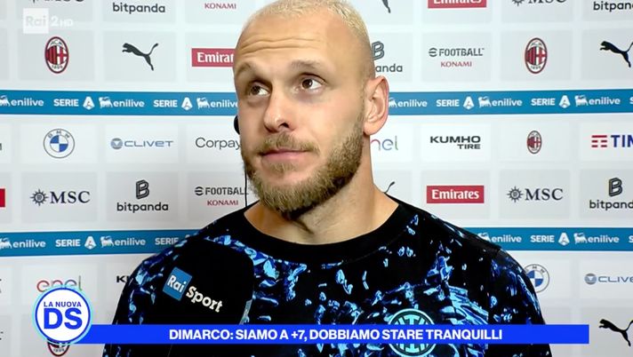 Dimarco: “Mani Ricci? Almeno mandarlo a fare un check. Nessuno ci dava primi a marzo” Dimarco: “Mani Ricci? Almeno mandarlo a fare un check. Nessuno ci dava primi a marzo” - immagine 1