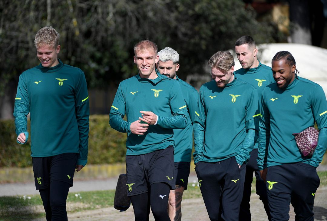 Lazio, prima del Bologna il ritiro a Coverciano: le foto dell’allenamento – GALLERY - immagine 43