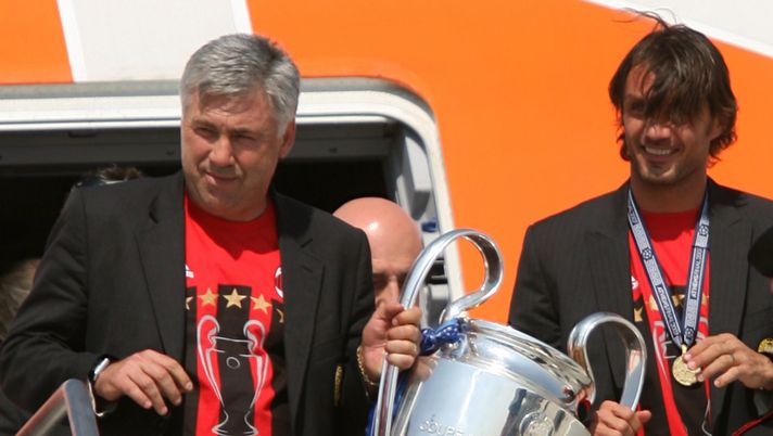 Ancelotti Maldini Milan 2007