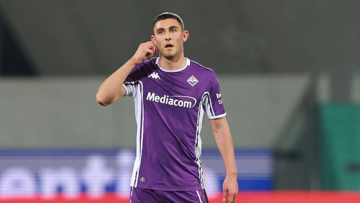 FLORENCE, ITALY - DECEMBER 21: Roberto Piccoli of Udinese Calcio reacts during the Serie A match between ACF Fiorentina and Udinese Calcio at Artemio Franchi on December 21, 2025 in Florence, Italy. (Photo by Gabriele Maltinti/Getty Images) Frey secco: “Fiorentina, voto 3,5. Piccoli peggior acquisto della Serie A” - immagine 1