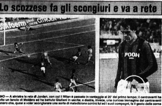 McTominay dopo Joe Jordan (Foto tratta da Instagram stories di @giuseppe.pastore85) McTominay, il secondo scozzese in gol a San Siro dopo Joe Jordan...