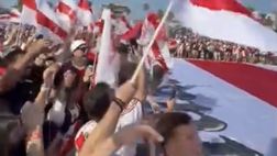 Tifosi del River invadono la spiaggia di Los Angeles: il video è impressionante