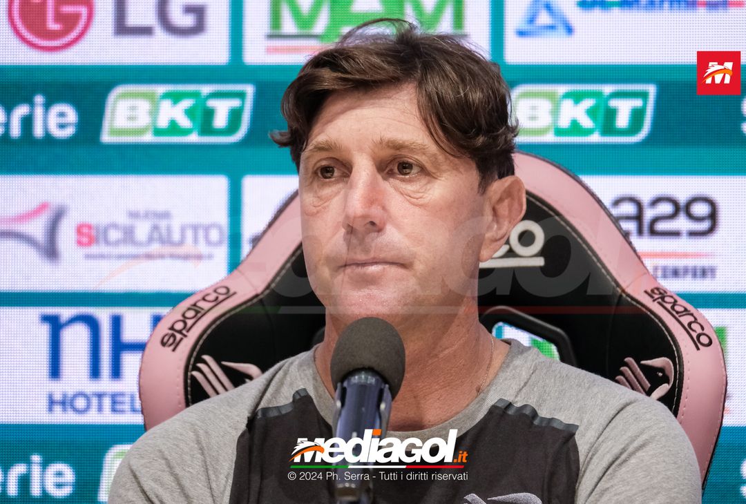 FOTO PALERMO, verso il Venezia: mister Mignani in sala stampa al CFA (GALLERY) - immagine 3