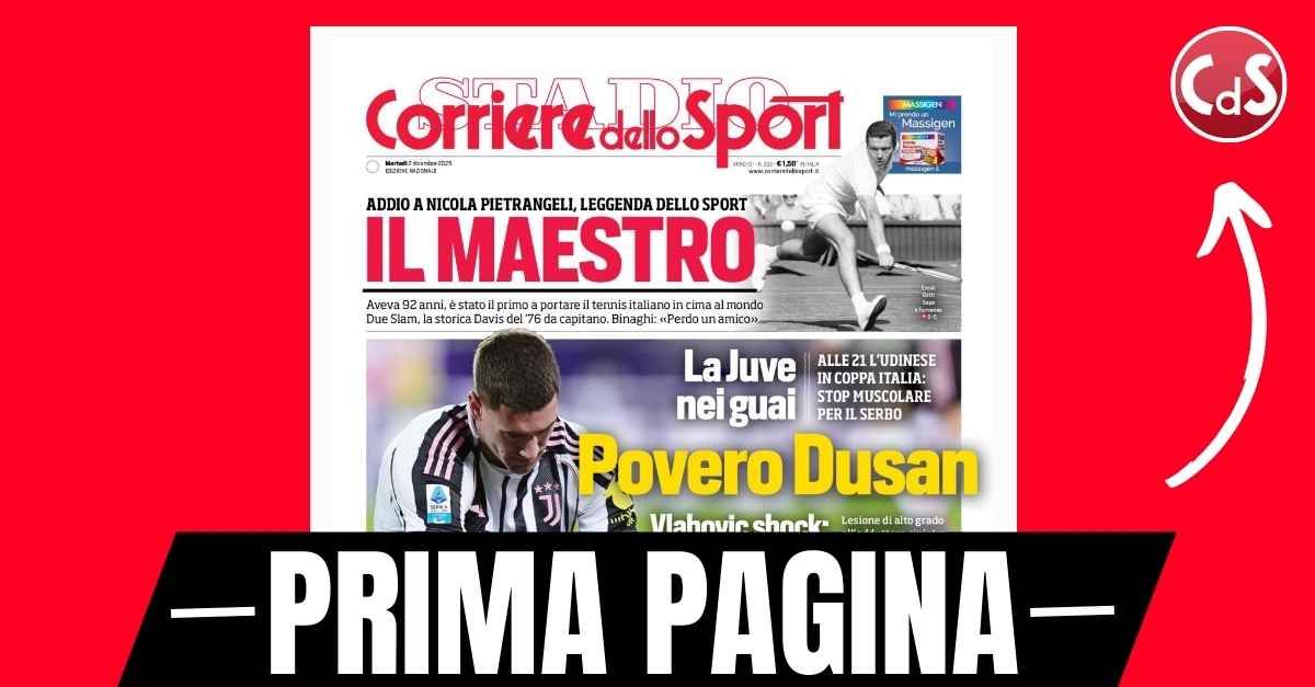 Prima pagina Corriere dello Sport: “Milan, caccia alla punta: Füllkrug o Mateta”