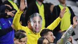 Arena del Corinthians, coreografia a caratteri cubitali: Carletto