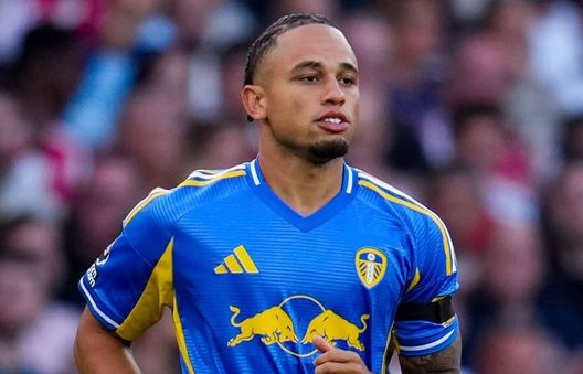 Noah Okafor all'esordio (tutt'altro che soddisfacente) con il Leeds United (vs Arsenal, 23 agosto)