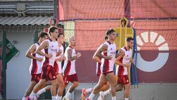 Roma, quarto giorno di ritiro a Trigoria – FOTO GALLERY