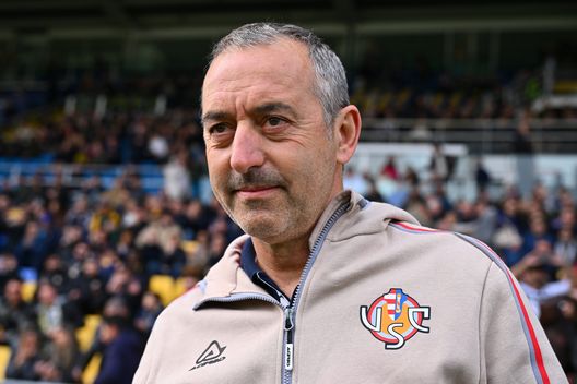 PARMA, ITALIA - 21 MARZO: Marco Giampaolo allenatore della US Cremonese durante la Serie A match tra Parma Calcio 1913 e US Cremonese allo Stadio Ennio Tardini il 21 marzo 2026 a Parma, Italia. (Foto di Alessandro Sabattini/Getty Images)